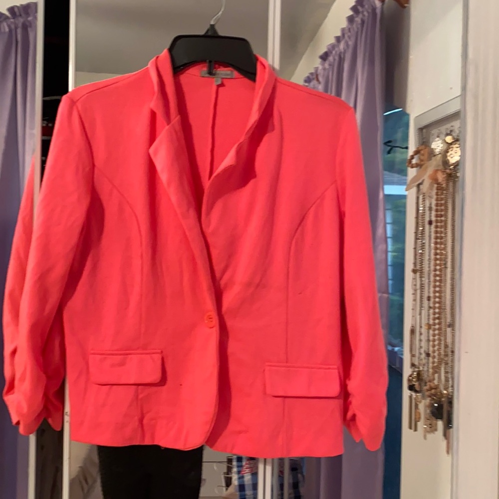 EUC. Hot pink Blazer